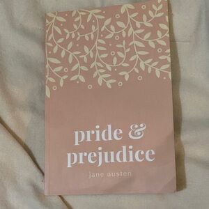 Pride & Prejudice Book with Leaf Design